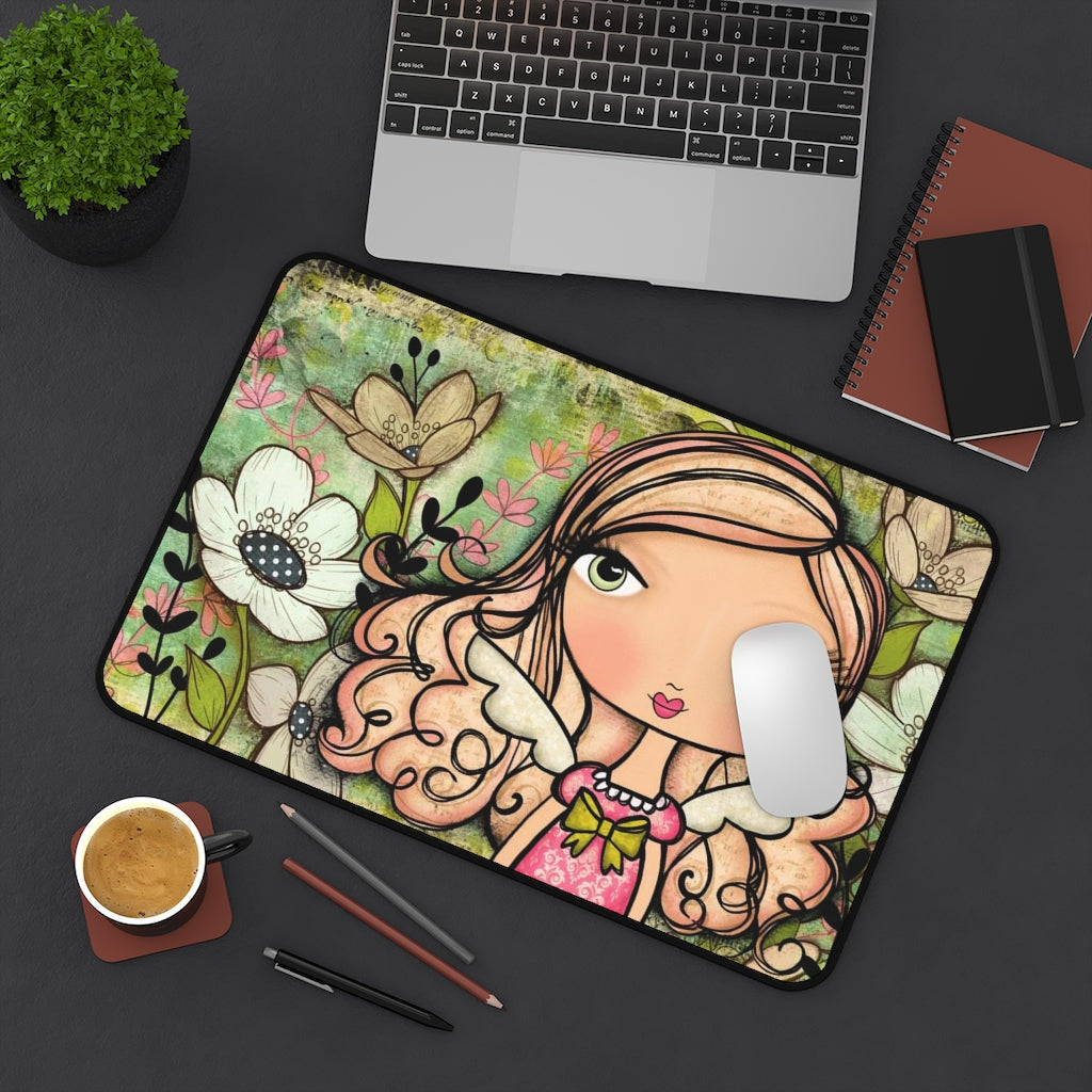 Custom Art Desk Mat from the Cailey Collection