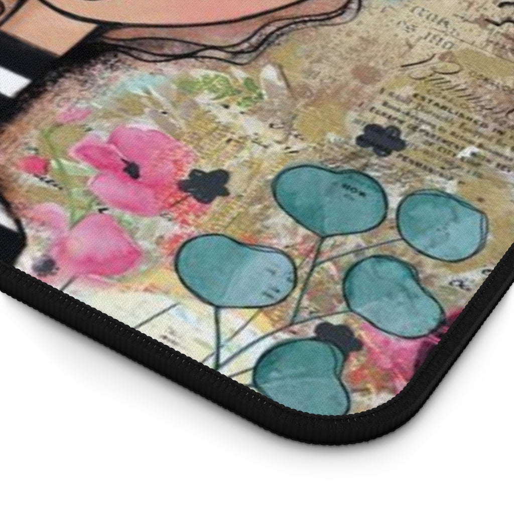 Custom Art Desk Mat from the Audrey Collection
